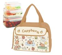 Yanayi Sac À Lunch Capybara, Dessin Animé Capybaras Isulaten Lunches Sacs, Animal Capybara Lunch Box Boîte De Refroidisseur, Feltproof Capybaras Lunches Tote Sacs For School Beach Toddler