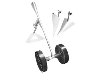 Yanayi Tête de de désherbage | Charrue-cultivateur à Fonctions Multiples avec Double Roue,Outil à Main pour Le Jardinage - pour Hommes, Maris, Grands-pères, jardiniers, Agriculteurs