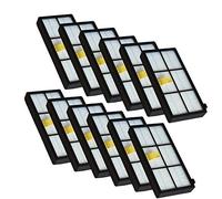 YanBan 12 pièces filtre HEPA Compatible avec iRobot 800 900 série 870 880 980 accessoires d'aspirateur pièces de rechange