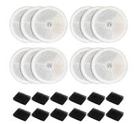 YanBan 3.0 Kit de filtres améliorés pour fontaine à eau pour animaux de compagnie compatible avec Eversweet Solo/Solo 2/Solo SE/2S/3/3 Pro UVC, filtre à eau multicouche avec éponge de pompe en mousse