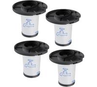 YanBan 4 pièces Filtre compatible avec Rowenta X-Force Flex 11.60 12.60 14.60 15.60 Aspirateur sans fil RH9877WO RH9878WO RH9890WO RH9958WO RH9959WO RH9990WO, numéro de pièce ZR009007