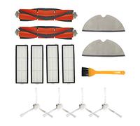 YanBan Kit de rechange pour Xiaomi Mijia 1C STYTJ01ZHM Dreame F9 Robot Aspirateur Comprend 2 brosses principales, 4 filtres, 2 serpillères, 4 brosses latérales et 1 brosse de nettoyage
