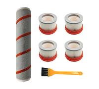 YanBan Pièces de rechange pour aspirateur à main sans fil pour Xiaomi Dreame V9 V9B V10, comprend 4 filtres HEPA, 1 brosse à rouleau