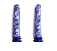 YanBan Pré-Filtre Lavable pour Dyson V6 V7 V8 DC62 DC61 DC58 DC59 DC74# 965661-01 Filtres Anti-bâton de tête de Moteur (Paquet de 2)