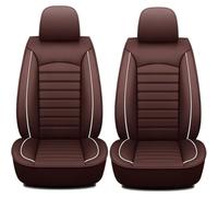 YANBINDP 2 Housses de Siège Avant Voiture pour Nissan Qashqai e-Power 2022-2025, Cuir PU Housse Siege Imperméable Coussin Couvre Protection Sièges Accessoires,E/Brown