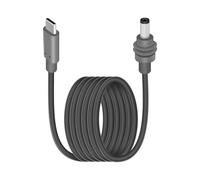 YANBORONSN Câble d'alimentation 100W PD USB C vers Mini DC 5,5 mm x 2,1 mm, Câble de charge d'extension 18AWG Mini DC 5521 mâle vers Type C mâle 20V 5A pour terminaux satellites portables (3M)