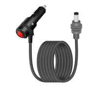 YANBORONSN Câble d'alimentation 12V 24V Allume Cigare vers Mini DC 5521 avec Interrupteur Rouge intégré & indicateur LED, 18AWG Mini DC 5.5 x 2.1 vers Prise Allume Cigare pour Star // linkMini (3M)