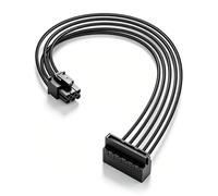 YANBORONSN Câble d'alimentation 18AWG MINI 6 broches vers SATA, câble d'alimentation Mini 6 broches vers SATA 15 broches pour disque dur SSD, HDD, lecteur DVD/CD ROM (40 cm)