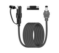 YANBORONSN Câble d'alimentation 18AWG SAE vers Mini DC5521 mâle, Cordon d'alimentation Mini DC5.5 X 2.1 vers Prise SAE avec Adaptateur SAEpour Voitures, Motos, Panneaux solaires (3M)