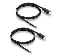 YANBORONSN Câble d'alimentation court USB C 4 broches avec fils dénudés, fiche mâle USB C 5A vers 4 fils nus, câble d'alimentation et de données prenant en charge OTG(1 m, lot de 2)