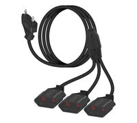 YANBORONSN Câble d'alimentation européen,2,5A 250V rallonge,câble d'alimentation avec Plat européen,adapté aux téléviseurs, Prises de Charge, appareils ménagers (Longtemps)