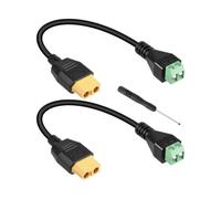 YANBORONSN Câble d'alimentation XT60 Femelle à bornes sans Soudure pour Panneaux solaires, modèles RC, bricoleurs, ingénieurs (0,3M/1 Pied)