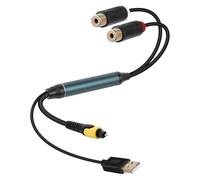 YANBORONSN Câble Femelle Fibre Numérique Vers RCA Avec Câble D'alimentation USB pour Téléviseur, Décodeur, dvd Blu-ray Et autres équipements