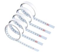 YanBous 5 pièces Mètre à Ruban en Acier au Carbone Auto-adhésif, 1m Règle Métrique Auto-adhésive, 2m Règle en Acier à l'échelle Collante, Ruban à Mesurer Auto-adhésif Métrique, établis et Machines