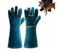 YanBous Gants Anti-Morsure pour Animaux, 40 cm Gants de Travail Anti-Morsure - Gants Robustes pour Animaux, Idéal pour la Soudure, le Toilettage et la Manipulation de Chiens,Chats, Serpents, Lézards