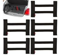 YanBous Lot de 5 filets de rangement pour coffre - Avec fixation Velcro, idéal pour sécuriser vos objets en voiture, pratique pour le rangement et l’organisation, dimensions : 20 x 38 cm
