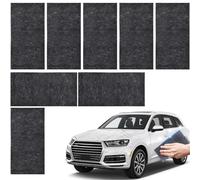 YanBous Nano Sparkle Cloth, 8 pièces Efface Rayures Chiffon Voiture,Chiffon Anti Rayures Voiture,Rayure Voiture Réparer Tissu,Réparation d'éraflure de Voiture Car Surface réparation Propre Outil