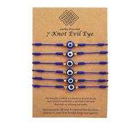 YANCHUN Bracelet mauvais œil pour femmes et hommes, bracelet rouge avec cordon réglable, bracelets de protection oyo pour femmes, cadeaux de bijoux tendance, Métal, No Gemstone