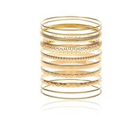 YANCHUN Bracelets en or pour femmes non camouflage gros bracelet en or accessoires pour femmes bijoux tendance cadeaux, Alliage, No Gemstone