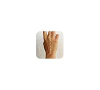YANCHUN Chaîne de main, bague bracelet, chaîne de main, bague d'or, bracelet esclave, en zircone, mains de bijoux, cadeaux, objets tendance 2025, métal, No Gemstone