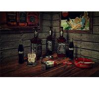 YANCONG Puzzle Collection 1000 Pièces, Puzzle 3D,Cigarette De Whisky De Bar Rétro Décoration Murale 75X50Cm