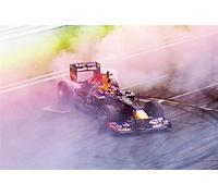 YANCONG Puzzle Collection 1500 Pièces, Puzzle 3D,Voiture De Formule 1 À La Dérive sur Moscow Raceway Décoration Murale 87X58Cm