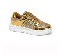 Yancremio Baskets À Plateforme pour Femme À Paillettes Et Sequins | Baskets Basses Tendance, Confortables Et Décontractées Pour Tous Les Jours