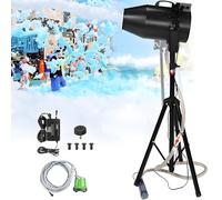 YANDDEA Machine à Mousse de Grande Taille, 1 000 W, Commande électrique Manuelle Haute Puissance, Distance de 6 à 10 m/Surface de 80 m², Angle réglable, Machine à Mousse à Jet pour Effet de scène