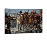 YANDING Napoleon Bonaparte Affiche décorative sur toile pour salon, chambre à coucher, 30 x 45 cm