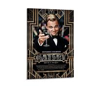YANDING Poster décoratif sur toile pour salon et chambre à coucher Leonardo DiCaprio The Great Gatsby 20 x 30 cm