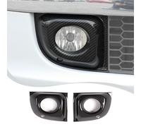 YANER Anneaux de feux de brouillard avant pour pare-chocs de conduite pour Fiat 500 2011-2015, cadre de protection pour feux de brouillard avant