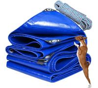 YANFEILI Bâche Voiture Piscine,1.5x3m 520g/m² Impermeable PVC Multi-usages Bâche Portable Léger Etanche Rain Fly Tente Imperméable Au Sol Anti-UV Abri pour Randonnée Bleu