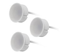 YanFeiYit 3 x LED Spot Modul 230V 5 Watt Ø50mm Keramik Dimmbar für Einbaustrahler Einbauleuchten 22mm Flach Ersatz für GU10 MR16 Leuchtmittel | 120° Abstrahlwinkel (Warmweiß3000K) 1