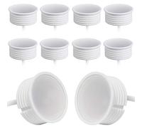 YanFeiYit Lot de 10 modules LED plats de seulement 22 mm pour spots encastrables au plafond - 220V 5 W Blanc chaud Dimmable- Remplacement parfait pour GU10 / MR16