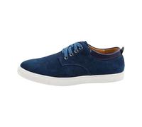 YANFJHV Baskets pour homme - Noir - Chaussures monopode - En daim - Chaussures de marche à lacets - Chaussures de sport plates antidérapantes - Chaussures de sport légères - Chaussures de loisirs
