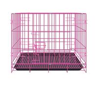 YANFJHV Cage pour chien de grande taille - Cage pliante en fil métallique mental - Pour l'extérieur et l'intérieur - Avec double couvercle - Cadeaux pour maman (C, taille unique)