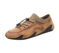 YANFJHV Chaussures de plage pour homme - 43 - Réglables - Chaussures de sport antidérapantes - Chaussures de conduite plates - Chaussures basses - Chaussures de jogging pieds nus - Pour pieds larges