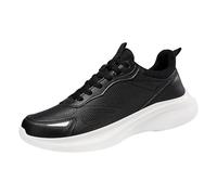 YANFJHV Chaussures de randonnée pour homme - Été - Larges - Légères - Respirantes - Lacets - Antidérapantes - Chaussures de course - Chaussures de tennis - Couleur unie - Chaussures de trail, gris