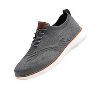 YANFJHV Chaussures de sport pour homme - Larges pieds - Respirantes - Légères - Chaussures de course - Lacets - Chaussures de marche en maille - Grandes tailles - Chaussures de jogging extra larges