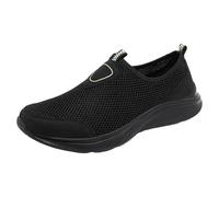 YANFJHV Chaussures de trekking pour homme - En maille - Respirantes - Sans laçage - Chaussures de marche légères - Semelle souple - Chaussures de jogging pour pieds larges - Taille 39-47, vert, 45 EU