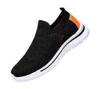 YANFJHV Chaussures orthopédiques extra larges pour homme - Chaussures de course à enfiler - Chaussures de marche ergonomiques - Semelle souple - Chaussures de santé pour diabétiques - Chaussures de