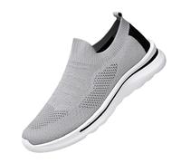YANFJHV Chaussures orthopédiques extra larges pour homme - Chaussures de course à enfiler - Chaussures de marche ergonomiques - Semelle souple - Chaussures de santé pour diabétiques - Chaussures de