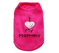 YANFJHV Mode Populaire Animal de Compagnie Chaud Hiver Bianxei Mignon Animal de Compagnie Transformé en Vêtements pour Animaux de Compagnie Pull pour Chien pour Carlin (Rose Vif, S)