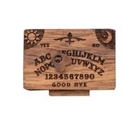YANFJHV Ouija miniature - Avec un tiroir secret à planchette - Ouija miniature en bois - Miniatures avec planchettes Ouija - Rangement des ustensiles de cuisine mural (kaki, taille unique)