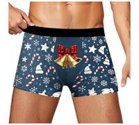 YANFJHV Penguin Holly Leaves Boxer respirant pour homme, f, S