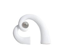 YANG11FAN Bibliothèque Sculpture décorative de Bureau en résine, Ornements créatifs et Modernes for la Maison, Convient for, Chambre à Coucher(Blanc)