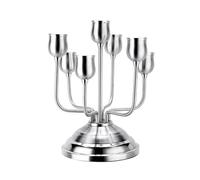 YANG11FAN Décoration d'intérieur Chandelier de Luxe léger en Acier Inoxydable, Ornements Table, décoration Sept bougeoirs Centre de Table