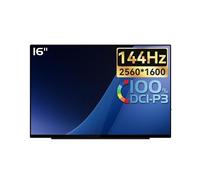 YANG11FAN Écran Portable Écran Externe de Bureau Portable 16 Pouces 2,5K avec sous-écran Audio et vidéo de Jeu à taux de rafraîchissement élevé de 144 Hz Moniteur Portable