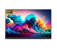 YANG11FAN Écran Portable Moniteur Portable Multifonction Full HD 1080p 18,5 Pouces, résolution 100 Hz, écran étendu Moniteur Portable