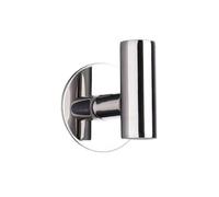 YANG11FAN Gain de place Cintres brossés dorés Mr And Ms, crochet mural for la maison, support de salle bain auto-adhésif, 2 ou 4 pièces(Silver,4pcs)